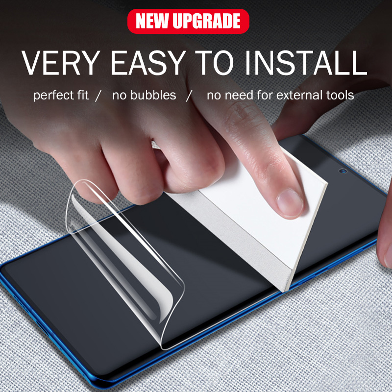 Ultra Thin 9D Anti-Scratch Soft Hydraulic Film Screen Protector Redmi 9C 9A 9 Redmi Note 9 Pro Max 9S Note 8 7 6 5 Pro