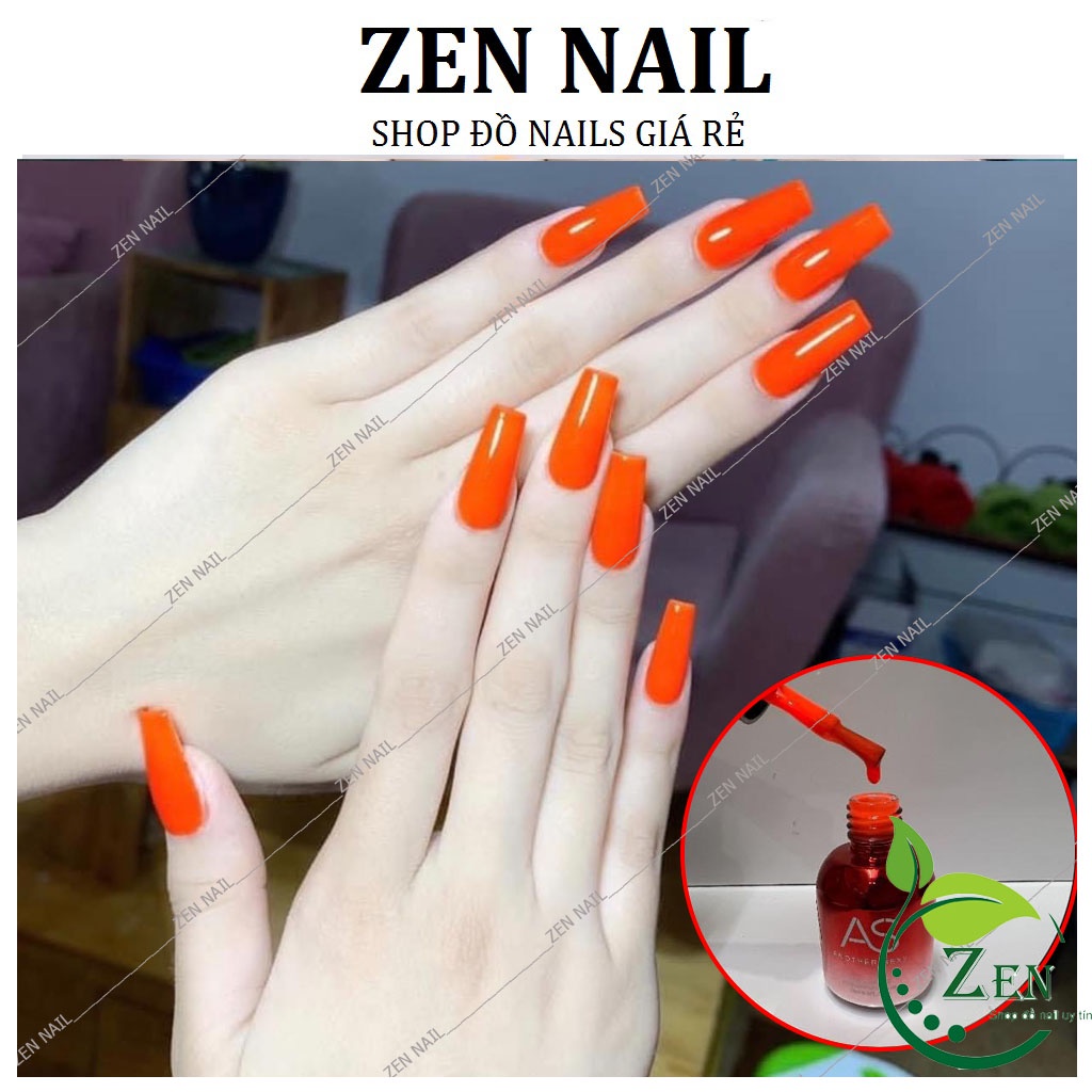 Sơn gel móng tay màu Neon tone hồng đậm, 15ml