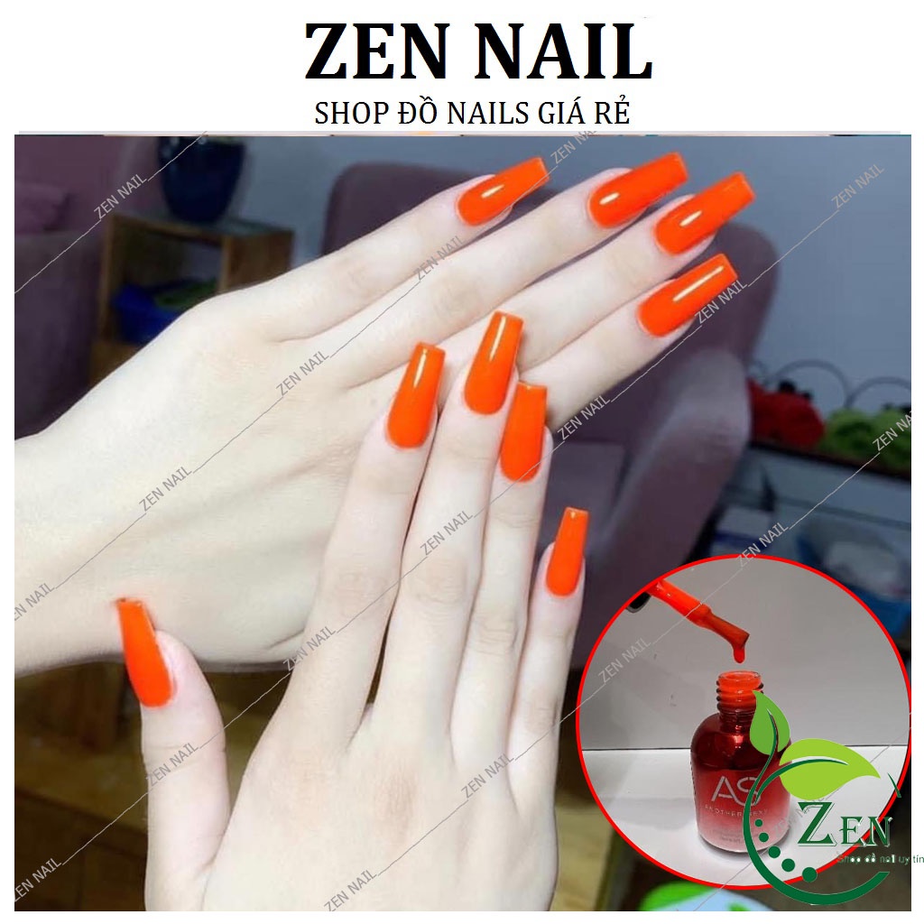 Sơn gel móng tay màu Neon tone hồng đậm, 15ml