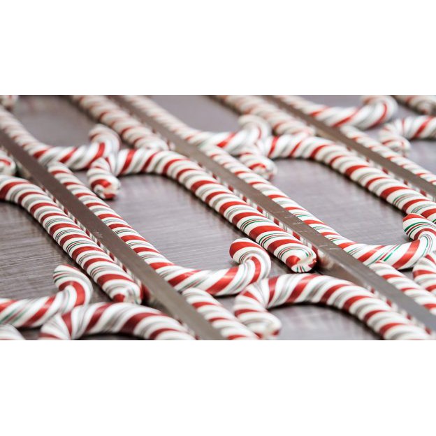 Kẹo baton gậy noel hand made 12cm