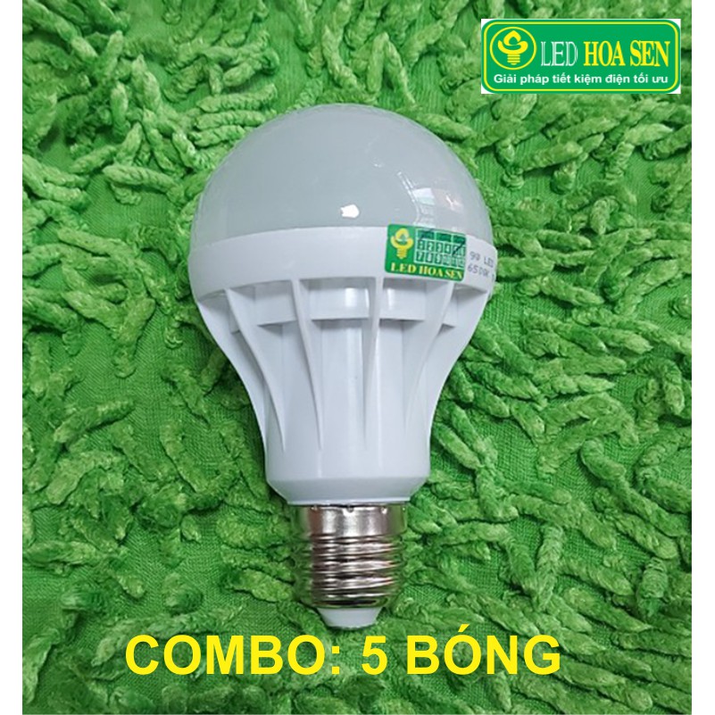 Combo 3 Bóng đèn Led nấm 7W vỏ nhựa
