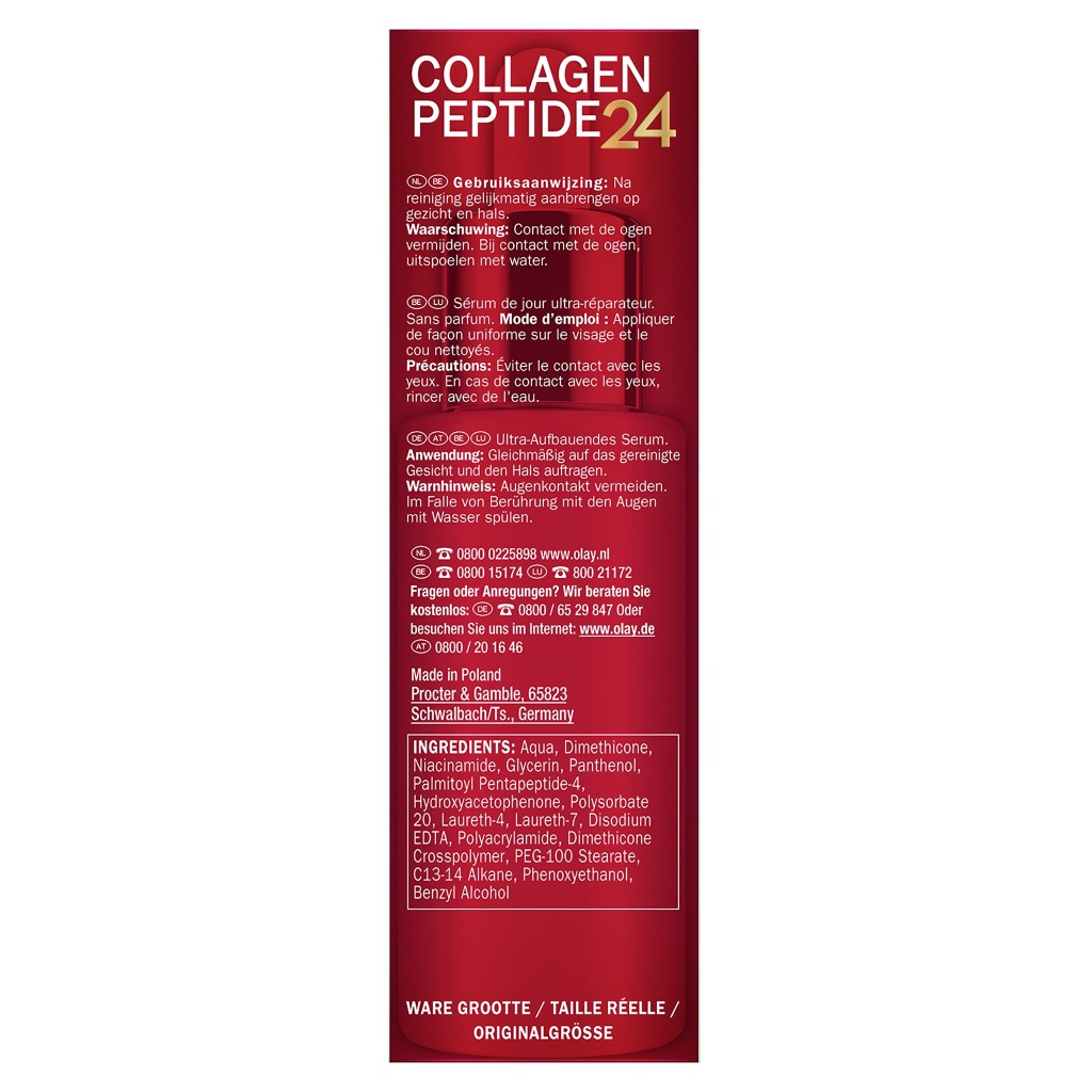 Serum Olay Collagen Peptide 24 dưỡng ẩm và làm mịn