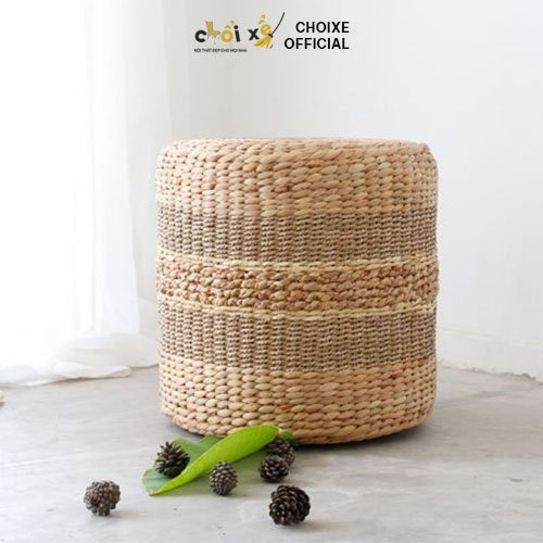 Đôn Trang Trí Conggo Round Decorative - Chổi Xể