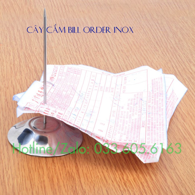 Cây cắm bill Order bằng Inox không gỉ