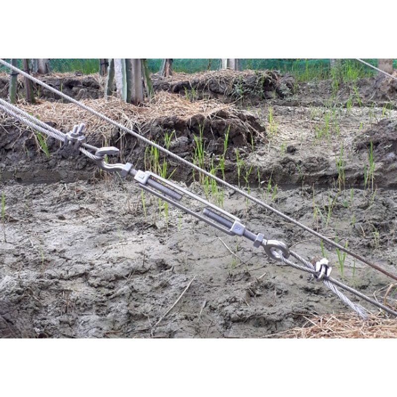 Dây cáp thép bọc nhựa 3-6mm/ khóa cáp/ tăng đơ cáp (tự chọn)