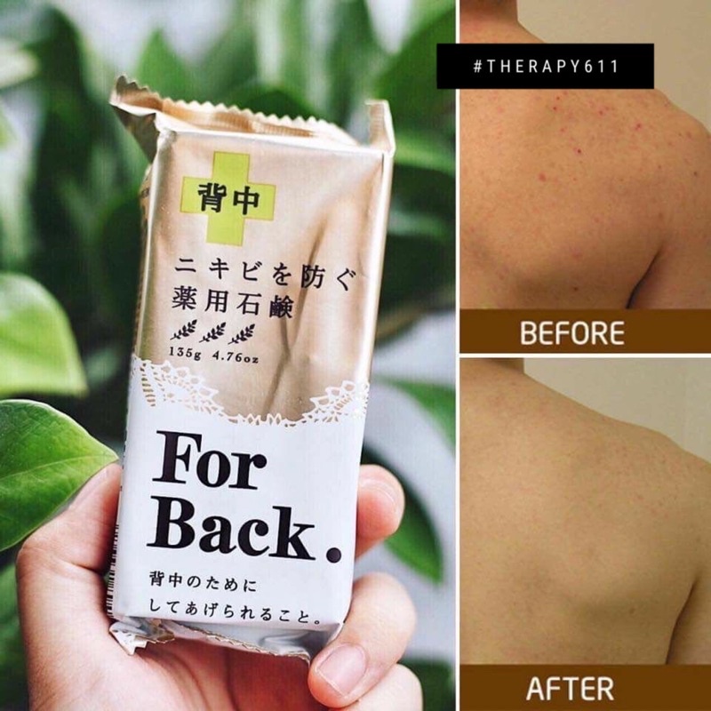 [𝗦𝗔𝗟𝗘]..::✨ Xà Phòng Giảm Mụn, Giảm Thâm Lưng Pelican For Back Medicated Pelican Soap Nhật Bản ✨::..