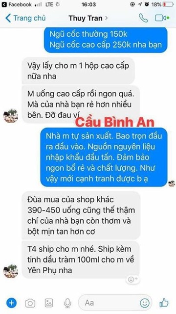 Ngũ cốc dinh dưỡng cao cấp Cầu Bình An