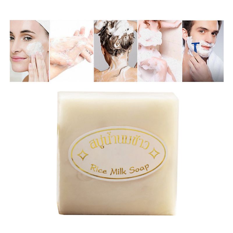 Xà Phòng Tắm Làm Từ Gạo Làm Sạch Sâu Kiềm Dầu Và Làm Trắng Da