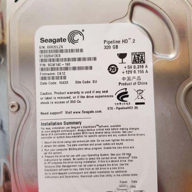 Ổ cứng máy bàn Seagate 320GB