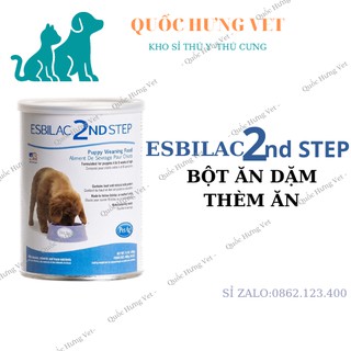 Bột ăn dặm thèm ăn esbilac 2nd step 400gr cho chó mèo - quốc hưng vet