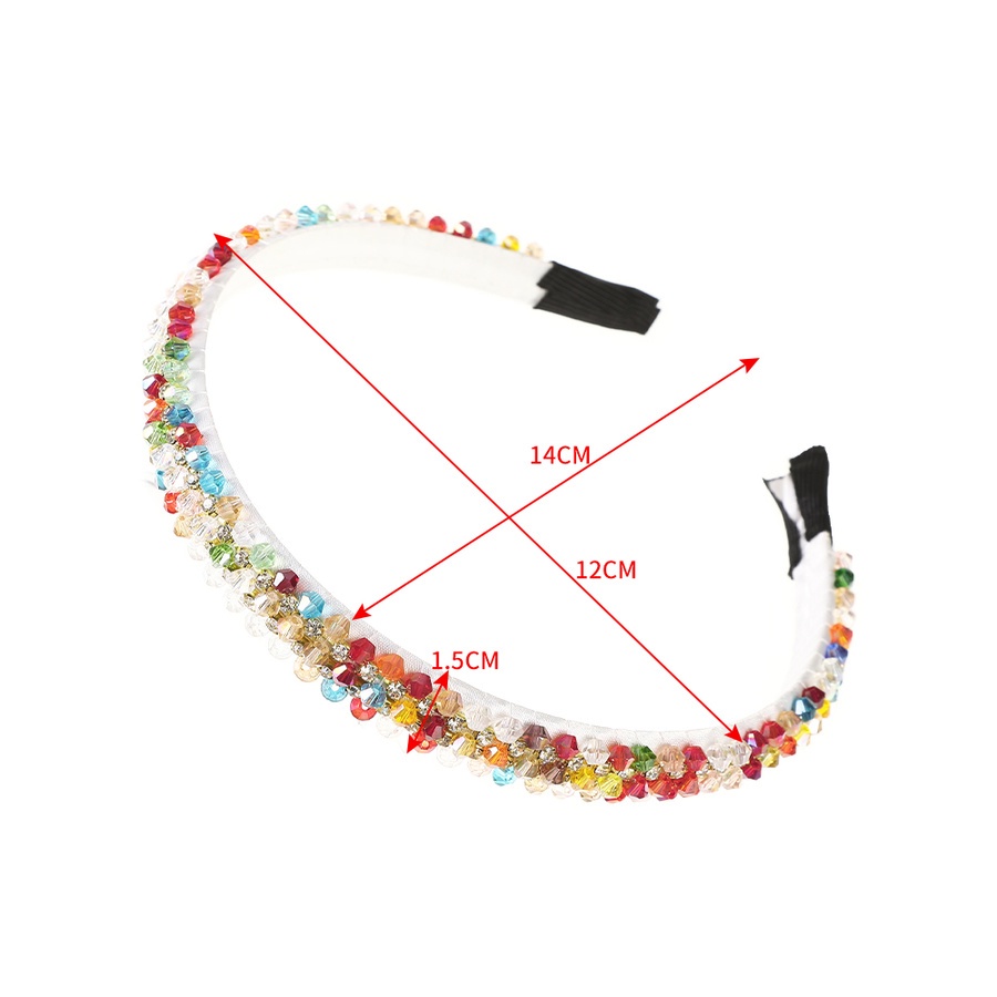 Băng Đô Cài Tóc Đính Đá Pha Lê Lấp Lánh Phong Cách Thời Trang Hàn Quốc Cho Nữ