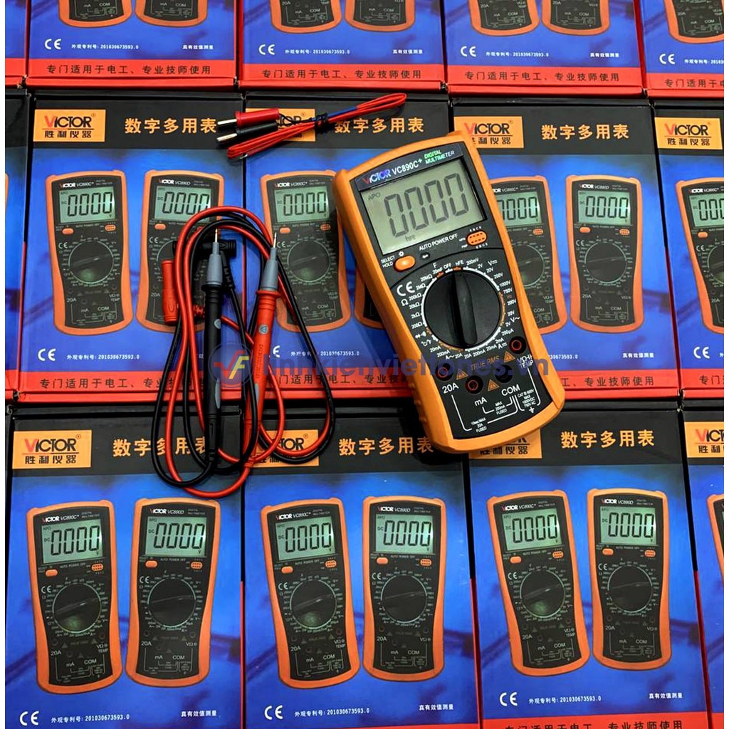 Đồng Hồ Vạn Năng Điện tử Victor VC 890C+