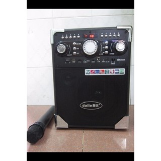 LOA DI ĐÔNG DAILE S8- CÓ BLUETOOTH TẶNG MIC KHÔNG DÂY
