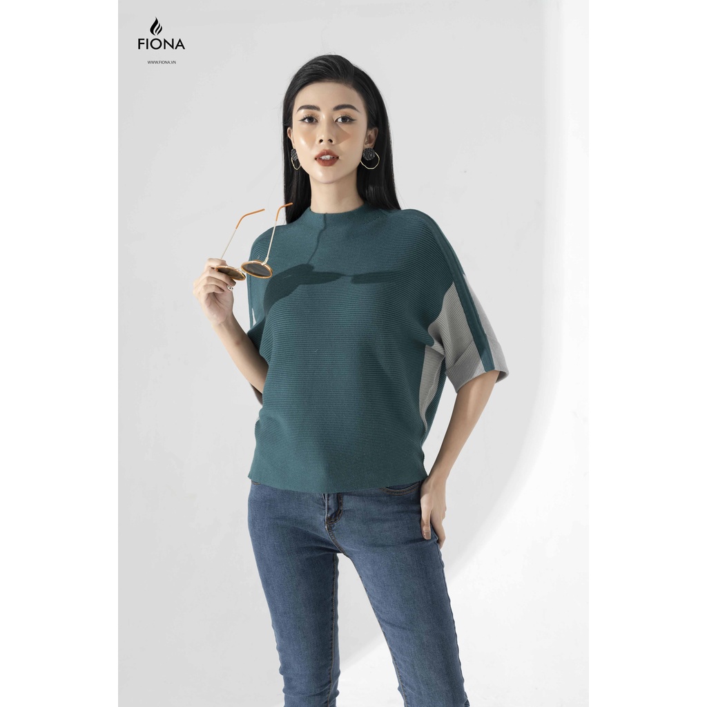 Áo Len Nữ FIONA, Áo Len Cánh Dơi Dáng Suông Trẻ Trung Mã F850733