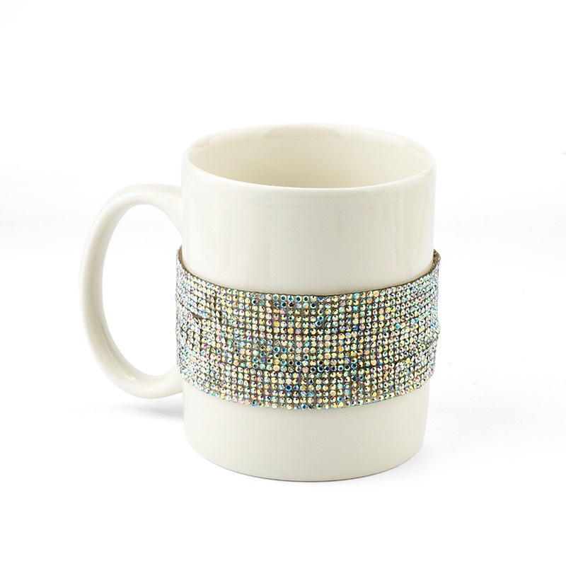 Cuộn Dây Ruy Băng Đính Đá Dùng Trang Trí 1 Yard 6 / 8 / 12