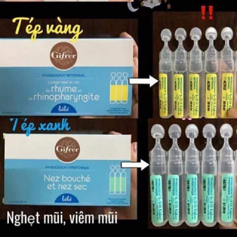 Fysoline - Nước muối sinh lý Pháp - Vệ sinh mắt, mũi, miệng cho bé