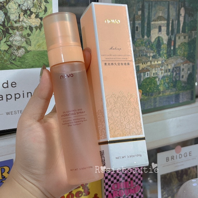 Xịt khoáng giữ lớp makeup NoVo chai nhựa 100gr