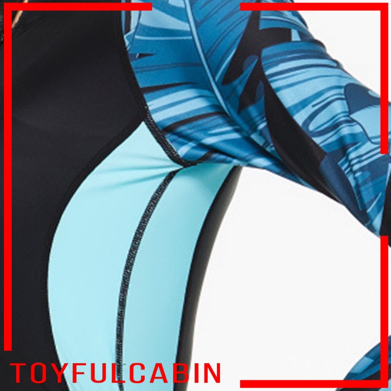 Bộ Đồ Bơi Lặn Một Mảnh Tay Dài Khô Nhanh Chống Tia UV Bảo Vệ Toàn Thân Cho Nữ