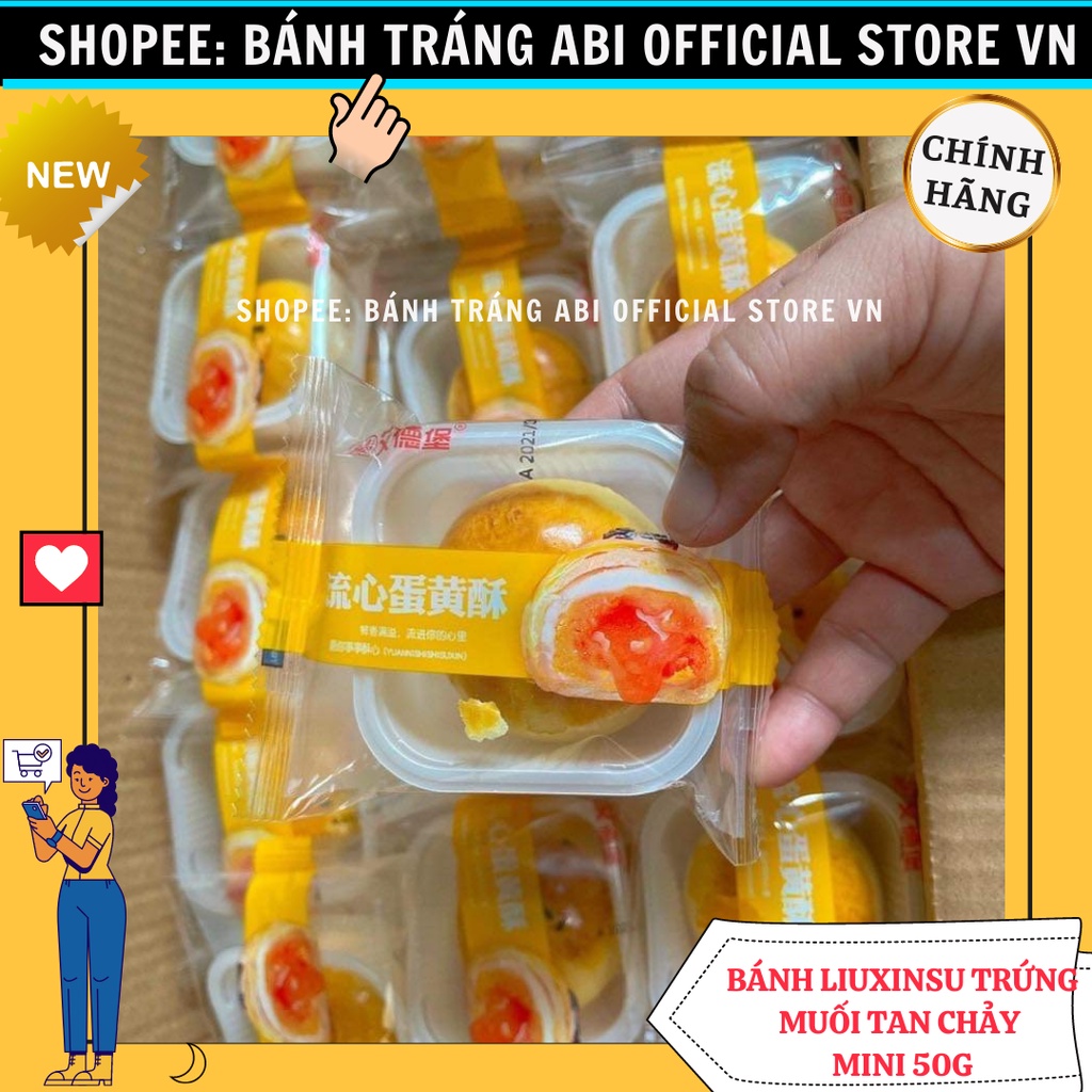 1KG 20 CÁI BÁNH PÍA NƯỚNG TRỨNG CHẢY EGG YORK ĐÀI LOAN NSX MỚI CÓ TEM PHỤ