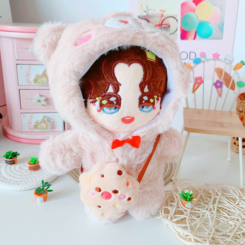 outfit doll 20cm Trang phục mini nhiều kiểu dáng dễ thương tự chọn cho búp bê thần tượng trang trí nhà cửa