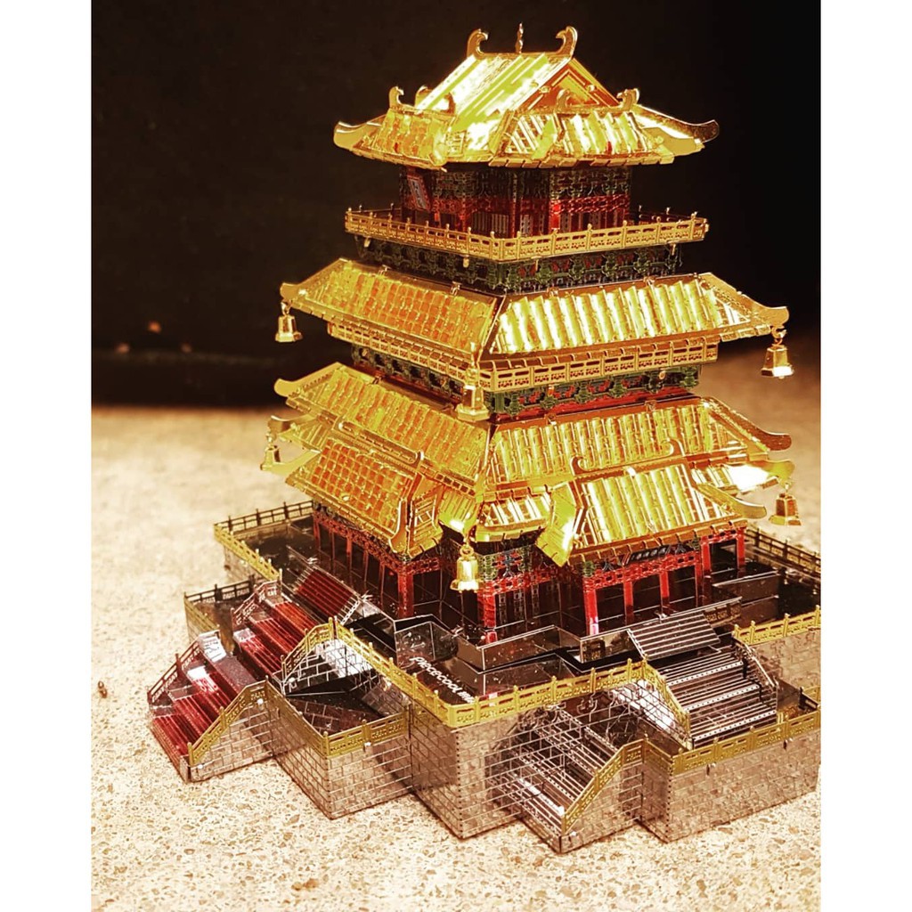 Mô Hình Lắp Ghép 3D Kim Loại Tự Ráp Piececool Lầu Quán Tước - Chưa Lắp