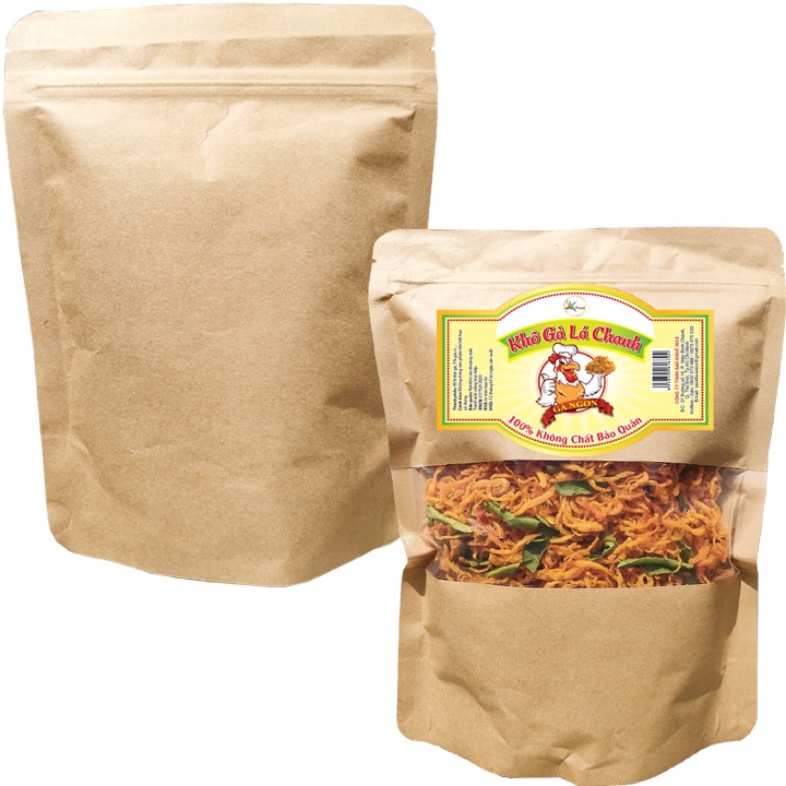 1KG KHÔ GÀ LÁ CHANH LOẠI NGON THƯƠNG HIỆU SK FOOD - 2 TÚI ZIP