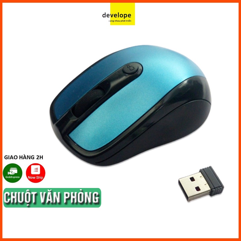 Chuột KHÔNG DÂY DH3100 chuột 2.4 GHz trẻ trung, năng động