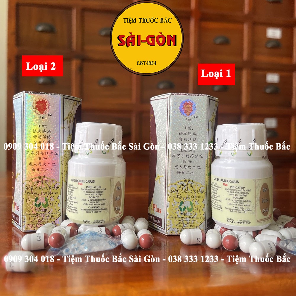 Linh Tiên Song Đằng Tố Plus 20 Viên  - Linsen Double Caulis - Tiệm Thuốc Bắc Sài Gòn