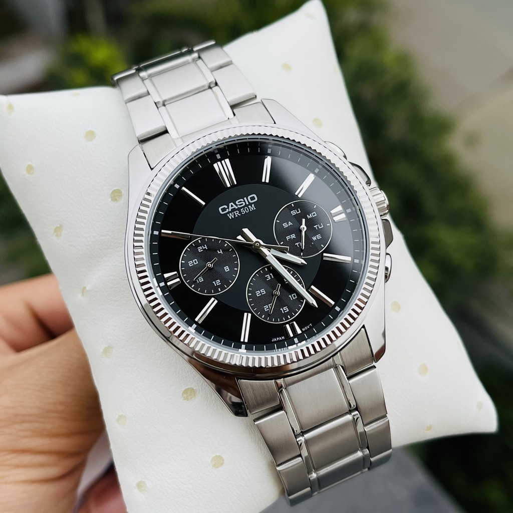 Đồng hồ nam Casio MTP-1375  dây kim loại chính hãng cao cấp giá rẻ