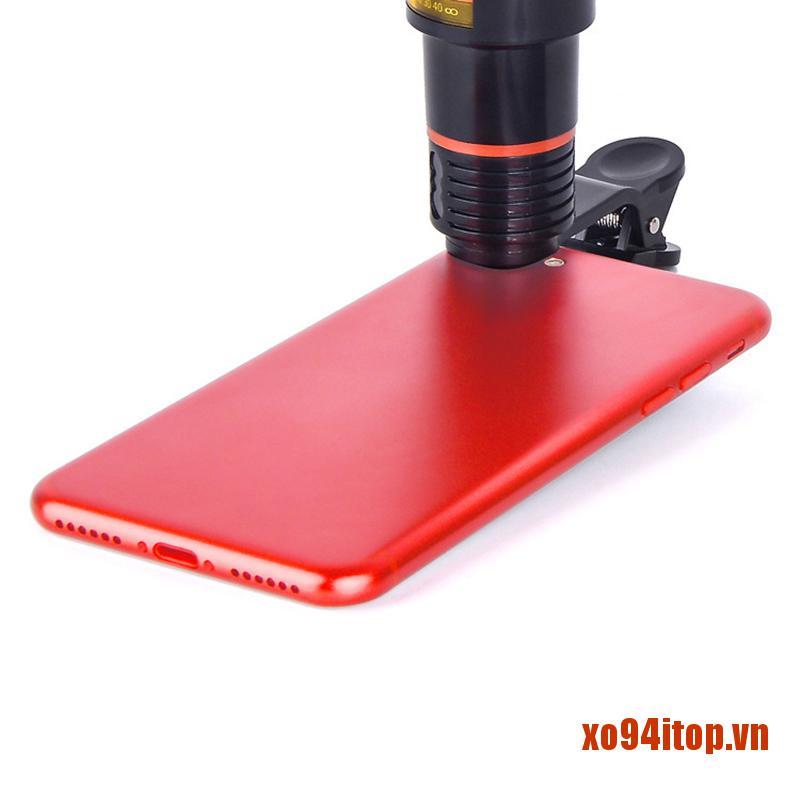 XOTOP 12X Zoom Phone Camera Lens Universal Clip Outdoor Cell Phone Telescope C