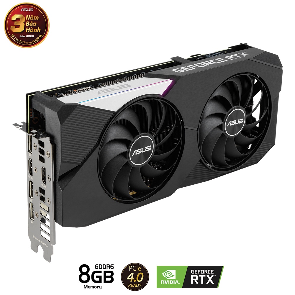 Card đồ họa ASUS DUAL RTX3060TI 8G V2