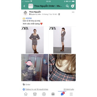 Trả order váy áo Zara