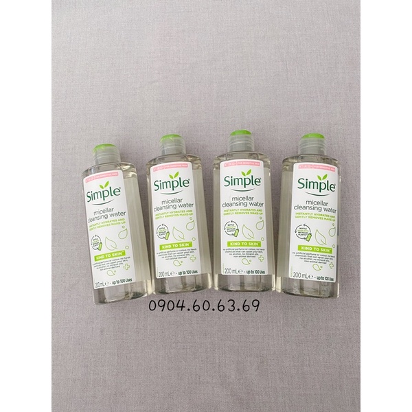 Nước Tẩy Trang SIMPLE 200ml