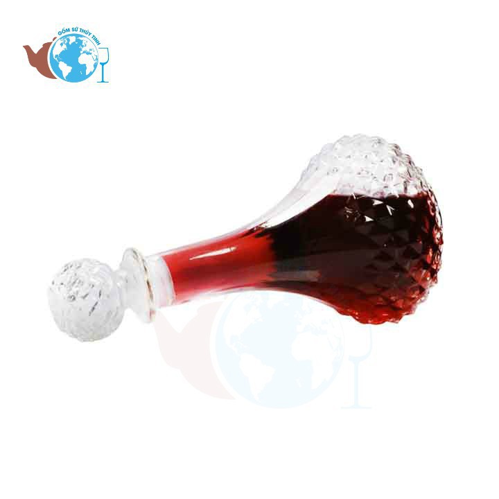 Bình đựng rượu ngâm sâm thuỷ tinh 750ml - BR02