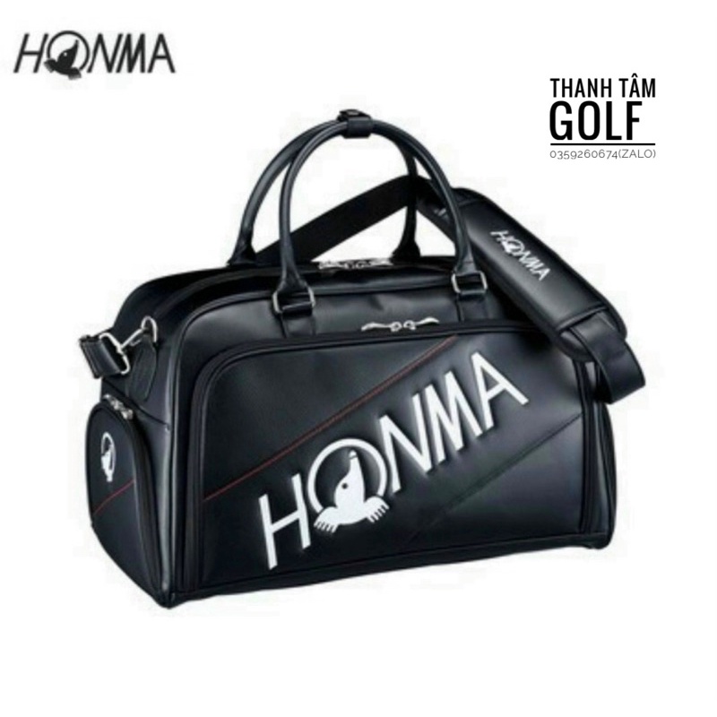 Túi đựng đồ golf Honma chất liệu Pu cao cấp có ngăn đựng giày riêng biệt
