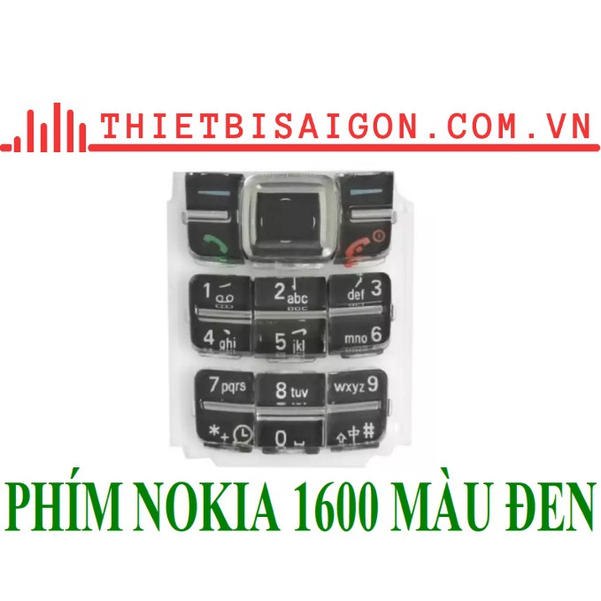 PHÍM NOKIA 1600 MÀU ĐEN