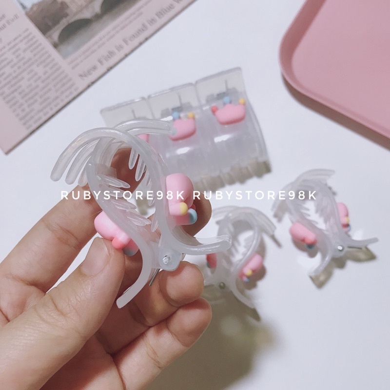 Kẹp càng cua 5 răng hình vương niệm dẻo chống gãy