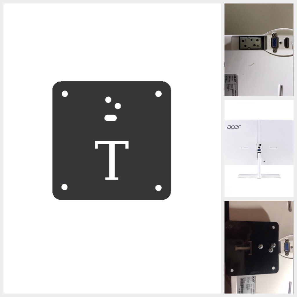VESA ADAPTER màn hình Acer ed245 24inch