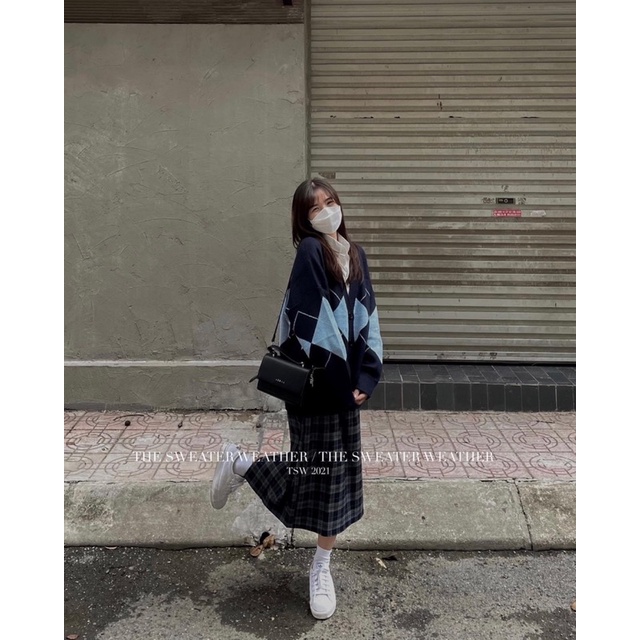 [ RẺ VÔ ĐỊCH] [ÁO CADIGAN] Cardigan Nữ Thổ Cẩm, Áo Khoác Len Mềm Mịn Mix Chân Váy, Quần Cực Hàn Quốc | BigBuy360 - bigbuy360.vn