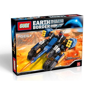 Bộ xếp hình Gudi 8214 Blazing Extreme - 223 chi tiết