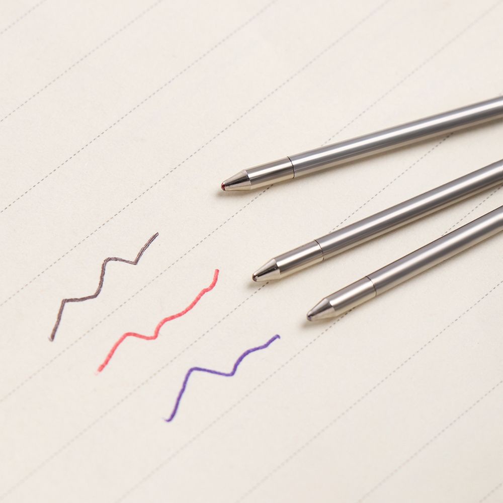 Set 5 Ruột Bút Bi Thay Thế Màu Đen / Xanh Dương / Đỏ Nhiều Màu