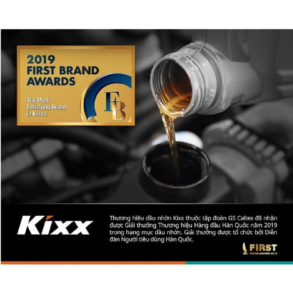 Dầu Bánh Cầu Và Hộp Số Kixx GEARTEC GL-5 80W-90 - 85W-140 4 lít