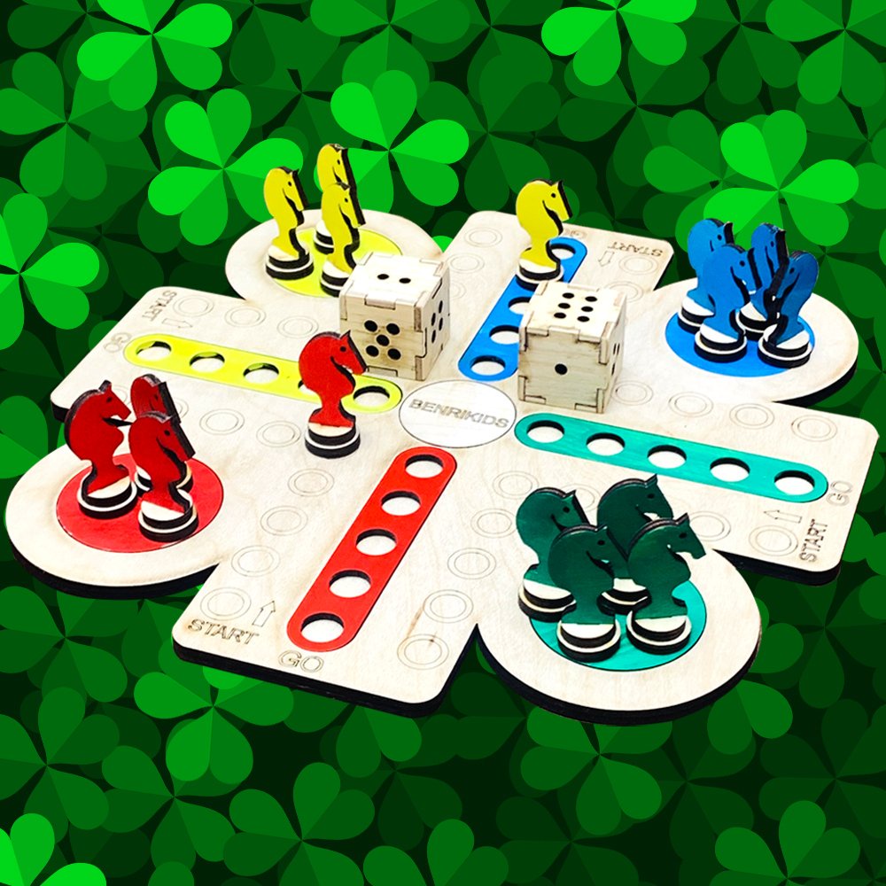 Đồ Chơi Board Game Cờ Cá Ngựa Ludo Bằng Gỗ Benrikids Giúp Gia Đình Có Phút Giây Giải Trí Vui Nhộn