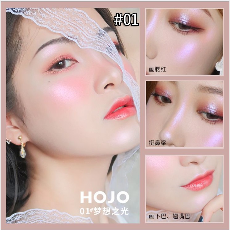 [Mã 66FMCGSALE hoàn 8% xu đơn 500K] Phấn bắt sáng Highlight HOJO mã HOJO22