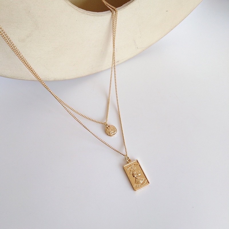 Vòng cổ nữ kiểu dáng layer