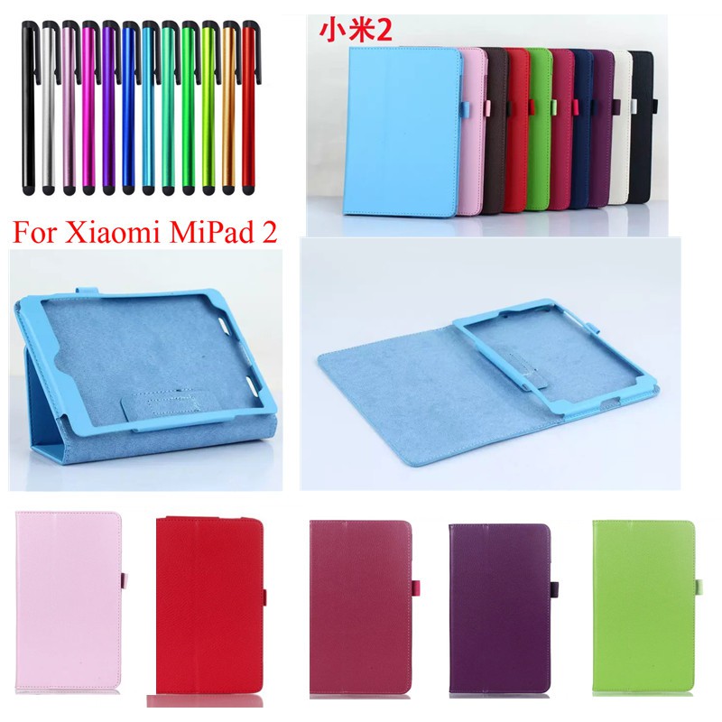 Bao đựng chống sốc bằng da PU mềm có giá đỡ cho Xiaomi Mipad 2 | BigBuy360 - bigbuy360.vn
