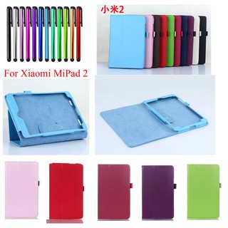 Bao đựng chống sốc bằng da PU mềm có giá đỡ cho Xiaomi Mipad 2