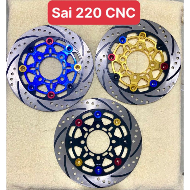 combo đĩa CNC size 220+ heo độ Nisin Brembo