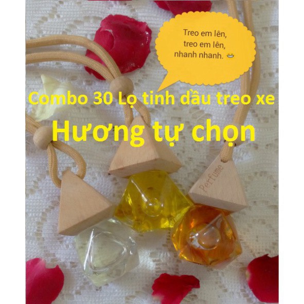 Mua 5 lọ tinh dầu thơm treo xe  tặng 1 lọ cùng loại