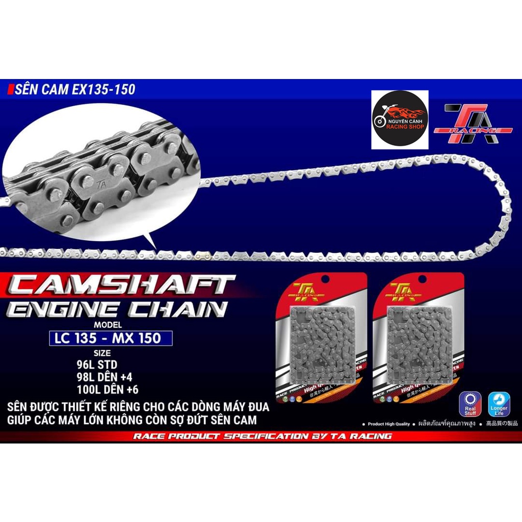 Sên cam TA racing Exciter 135-150